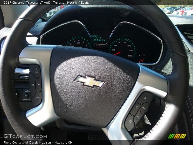 Tungsten Metallic / Ebony 2017 Chevrolet Traverse LT AWD