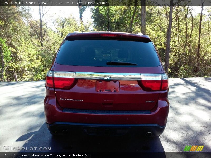 Deep Cherry Red Crystal Pearl / Black 2013 Dodge Durango Crew