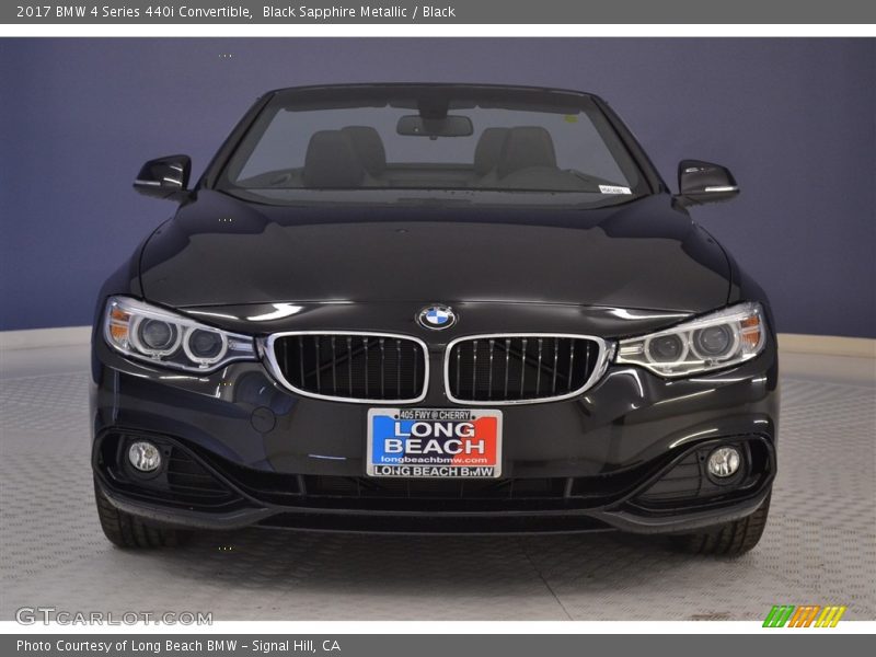 Black Sapphire Metallic / Black 2017 BMW 4 Series 440i Convertible