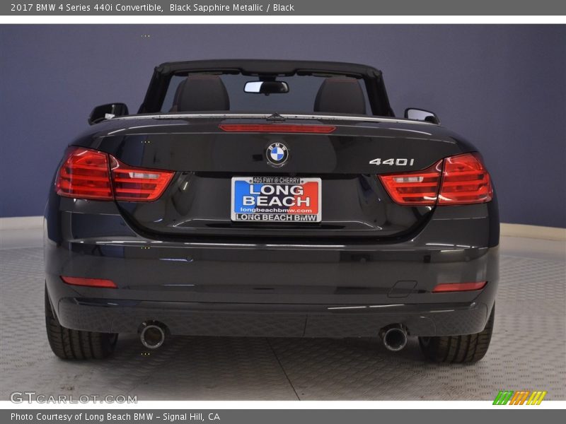 Black Sapphire Metallic / Black 2017 BMW 4 Series 440i Convertible