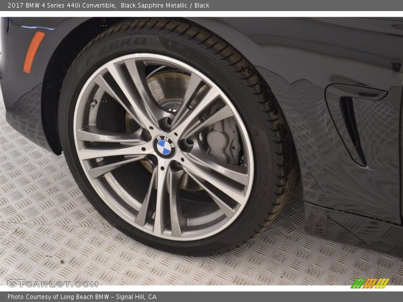 Black Sapphire Metallic / Black 2017 BMW 4 Series 440i Convertible