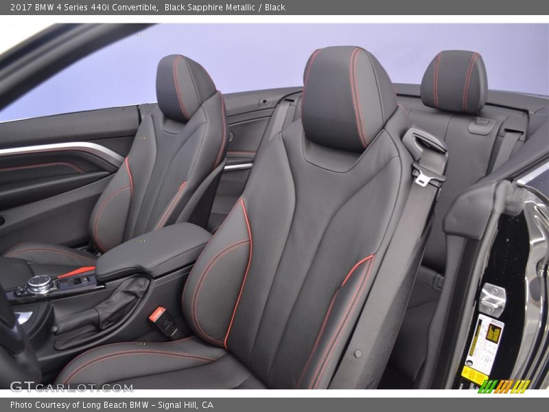 Front Seat of 2017 4 Series 440i Convertible