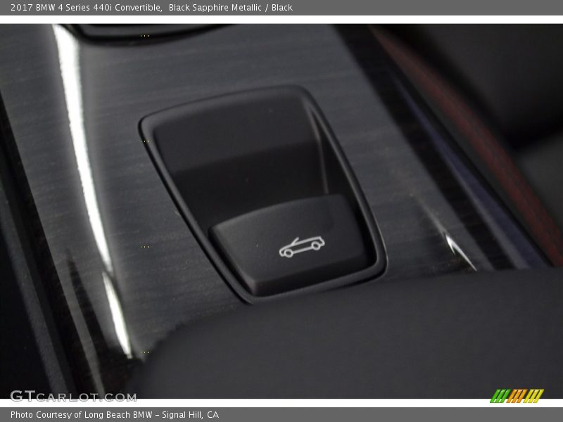 Black Sapphire Metallic / Black 2017 BMW 4 Series 440i Convertible