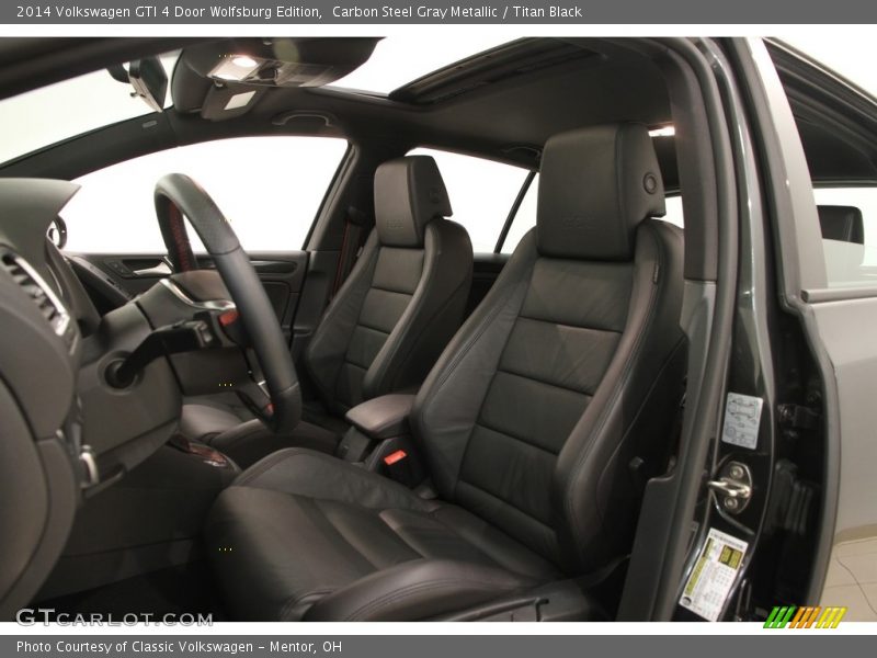 Carbon Steel Gray Metallic / Titan Black 2014 Volkswagen GTI 4 Door Wolfsburg Edition