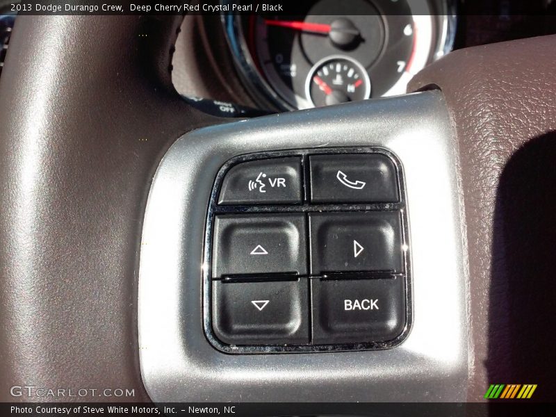 Deep Cherry Red Crystal Pearl / Black 2013 Dodge Durango Crew