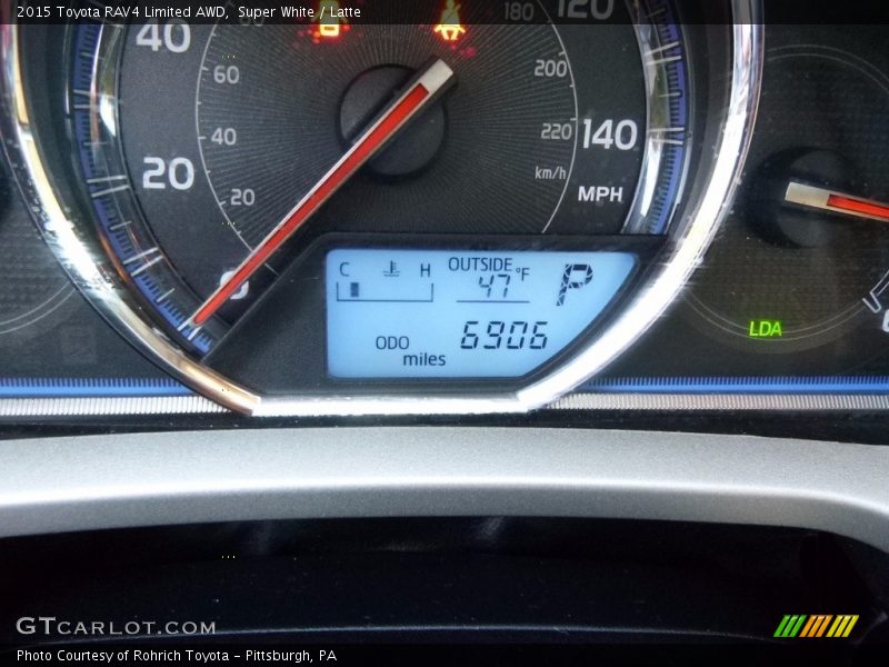 Super White / Latte 2015 Toyota RAV4 Limited AWD