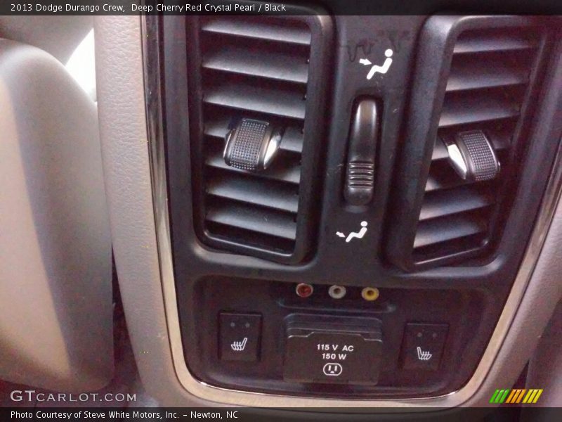 Deep Cherry Red Crystal Pearl / Black 2013 Dodge Durango Crew