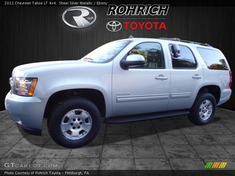 Sheer Silver Metallic / Ebony 2011 Chevrolet Tahoe LT 4x4