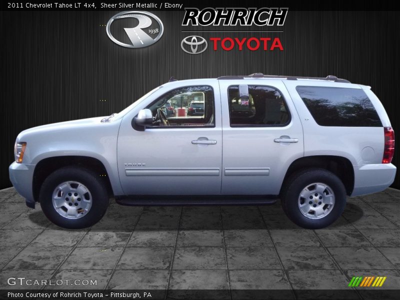 Sheer Silver Metallic / Ebony 2011 Chevrolet Tahoe LT 4x4