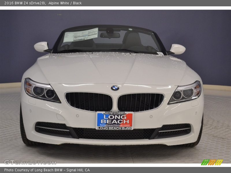 Alpine White / Black 2016 BMW Z4 sDrive28i