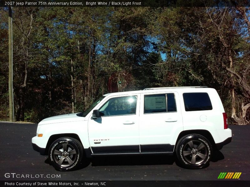 Bright White / Black/Light Frost 2017 Jeep Patriot 75th Anniversary Edition