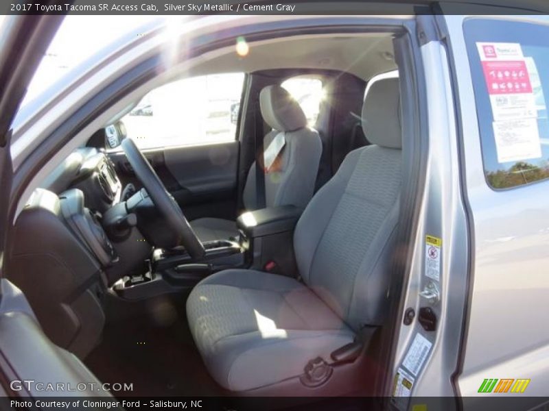 Silver Sky Metallic / Cement Gray 2017 Toyota Tacoma SR Access Cab