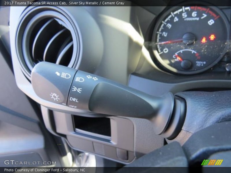 Silver Sky Metallic / Cement Gray 2017 Toyota Tacoma SR Access Cab