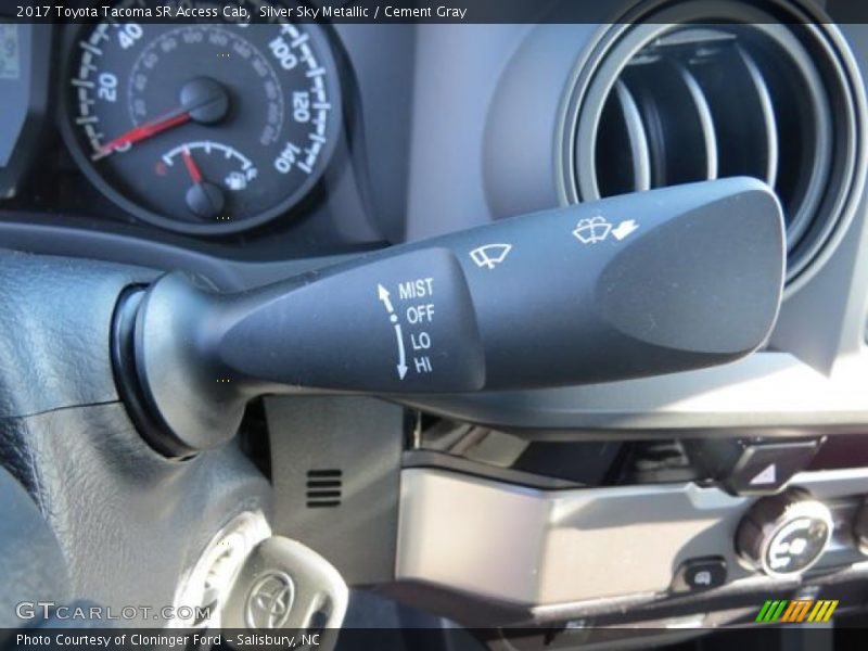 Silver Sky Metallic / Cement Gray 2017 Toyota Tacoma SR Access Cab