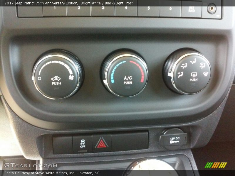 Bright White / Black/Light Frost 2017 Jeep Patriot 75th Anniversary Edition