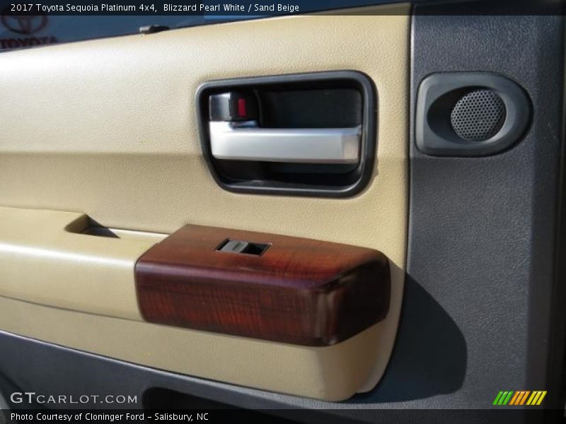 Controls of 2017 Sequoia Platinum 4x4
