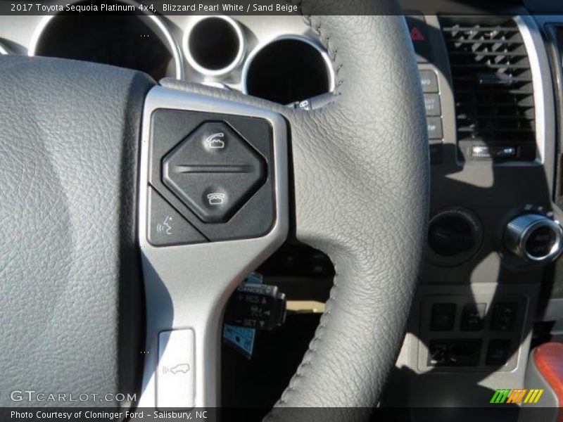 Controls of 2017 Sequoia Platinum 4x4