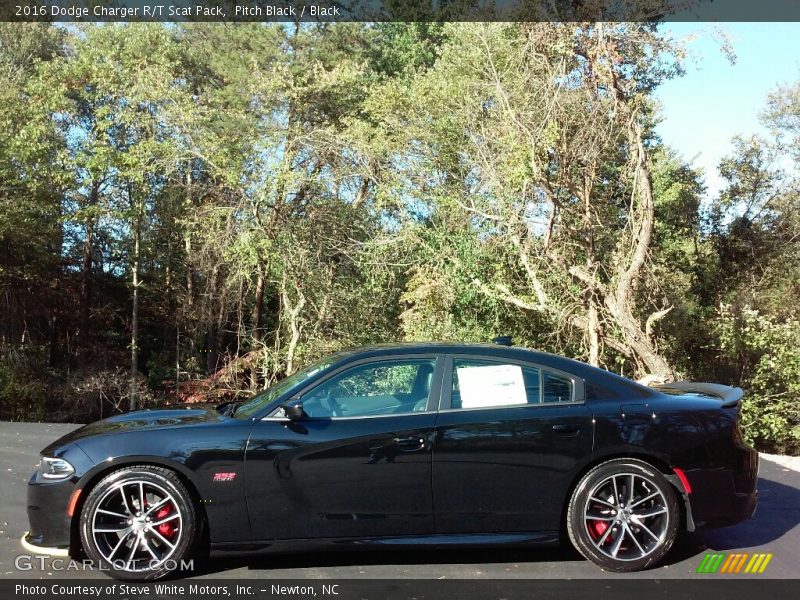Pitch Black / Black 2016 Dodge Charger R/T Scat Pack