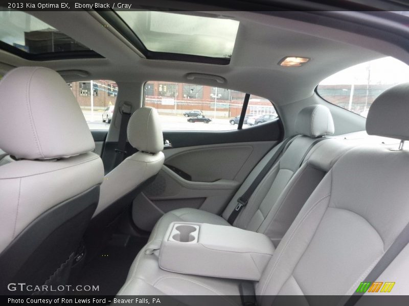 Ebony Black / Gray 2013 Kia Optima EX