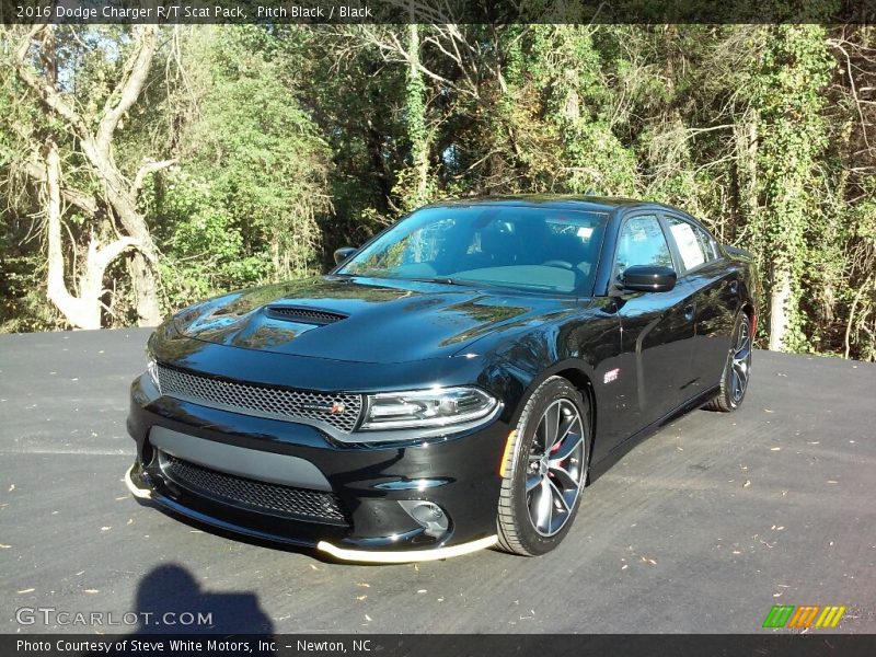 Pitch Black / Black 2016 Dodge Charger R/T Scat Pack