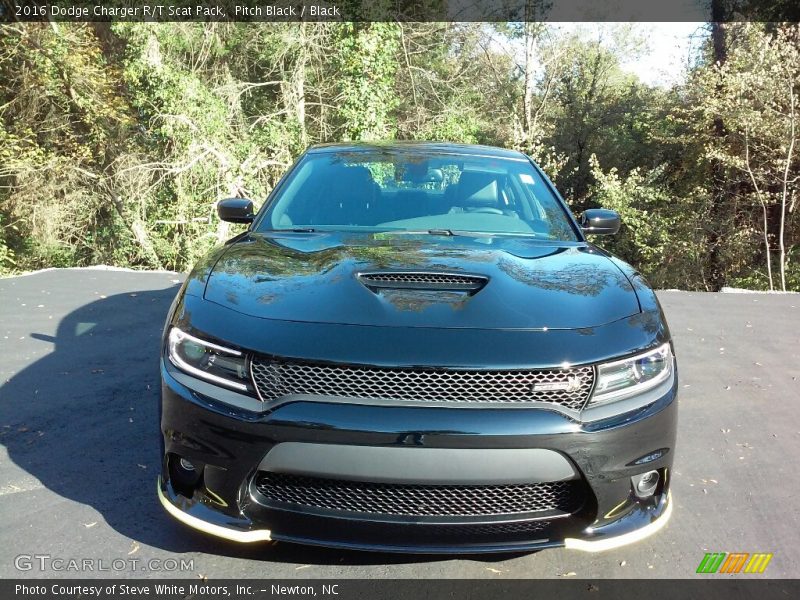 Pitch Black / Black 2016 Dodge Charger R/T Scat Pack