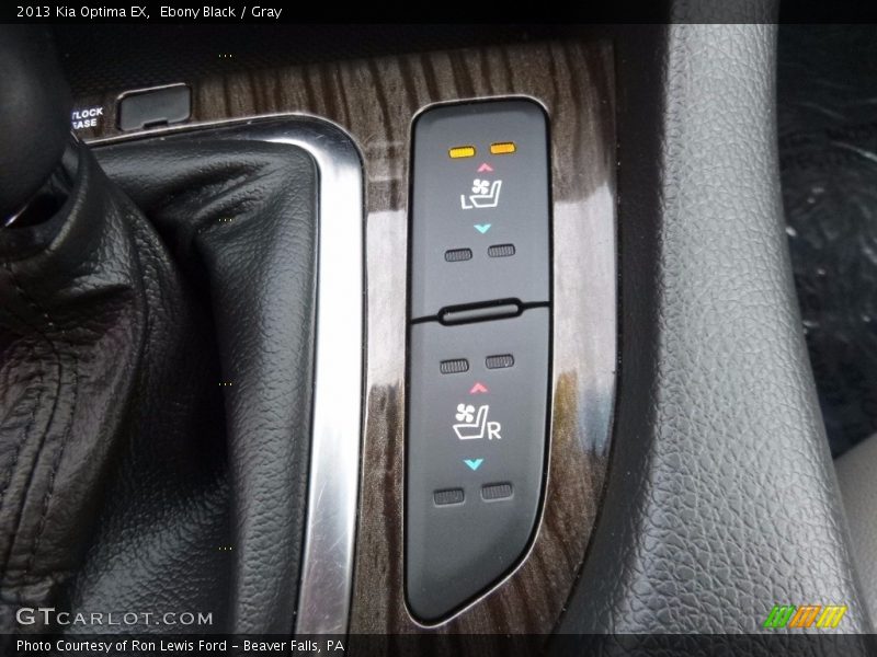 Ebony Black / Gray 2013 Kia Optima EX