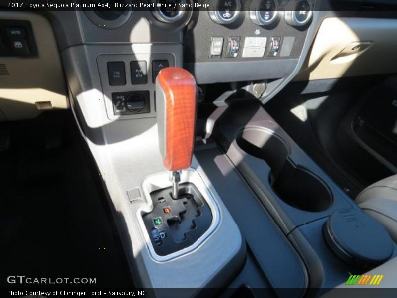  2017 Sequoia Platinum 4x4 6 Speed ECT-i Automatic Shifter