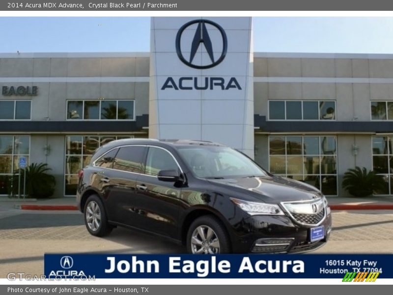 Crystal Black Pearl / Parchment 2014 Acura MDX Advance
