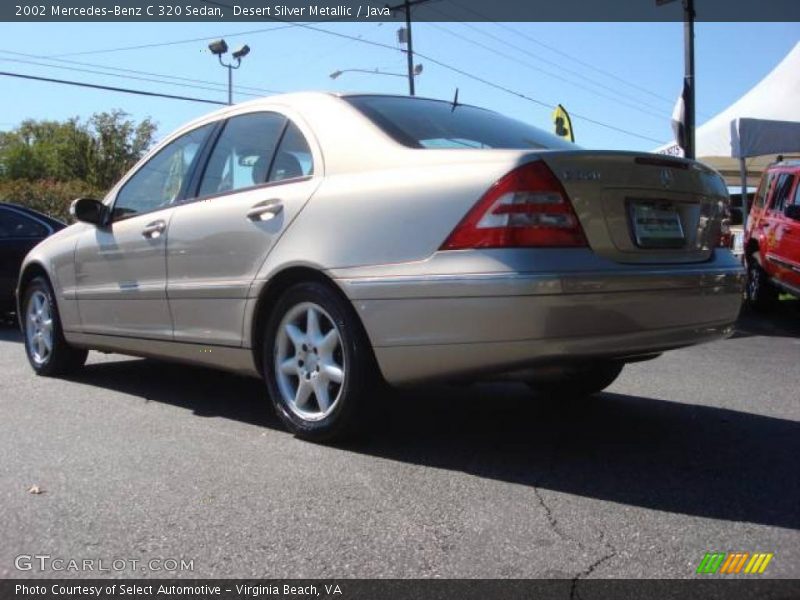 Desert Silver Metallic / Java 2002 Mercedes-Benz C 320 Sedan
