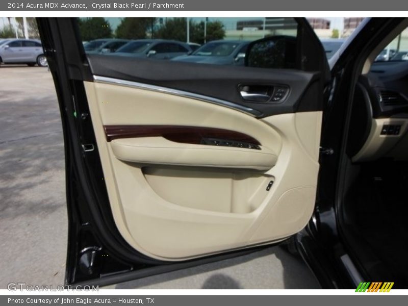 Crystal Black Pearl / Parchment 2014 Acura MDX Advance