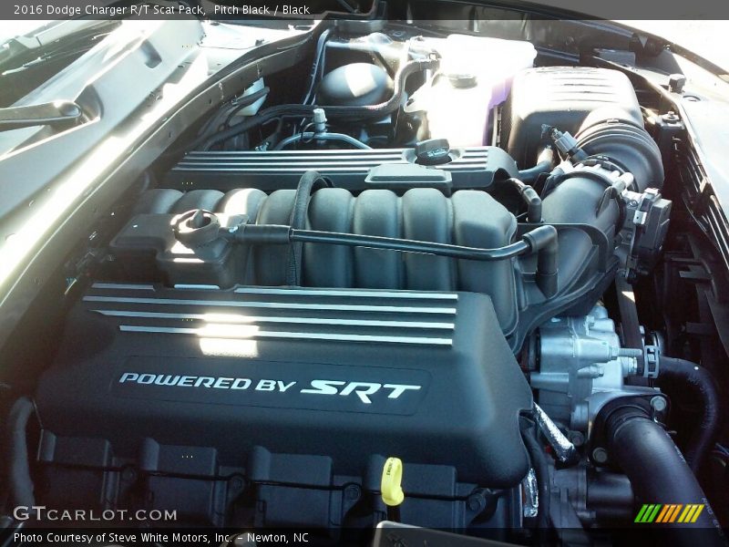 Pitch Black / Black 2016 Dodge Charger R/T Scat Pack