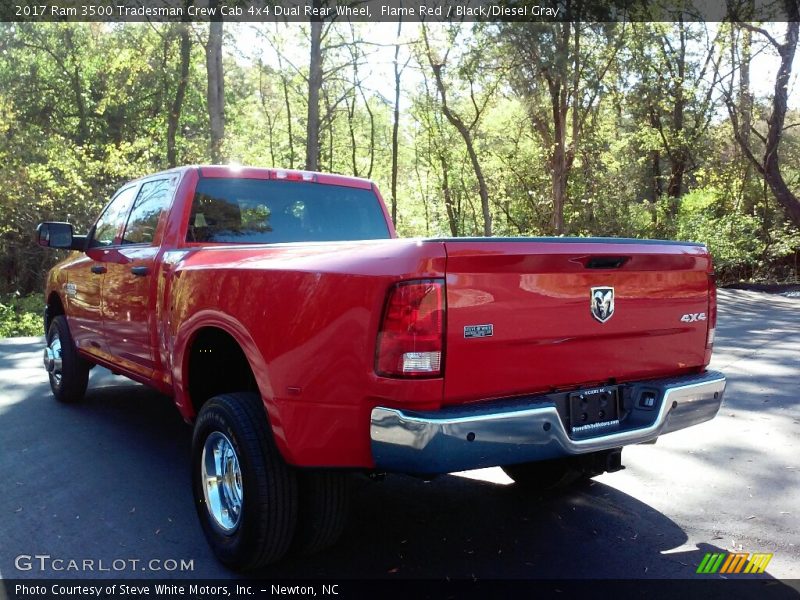 Flame Red / Black/Diesel Gray 2017 Ram 3500 Tradesman Crew Cab 4x4 Dual Rear Wheel