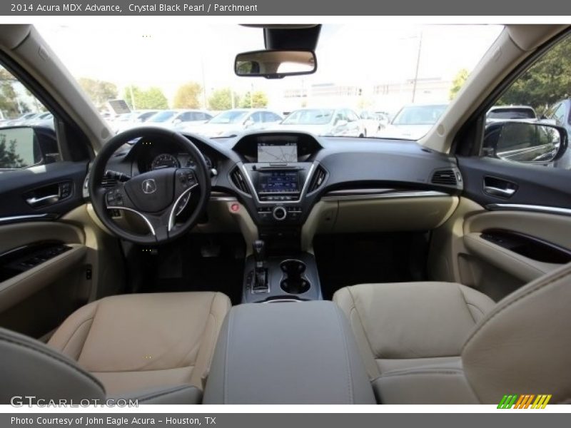 Crystal Black Pearl / Parchment 2014 Acura MDX Advance