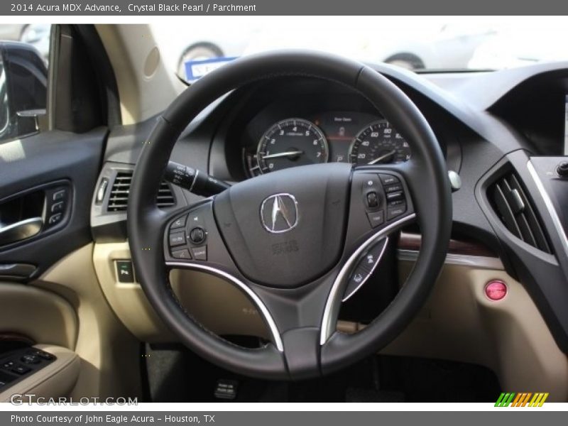 Crystal Black Pearl / Parchment 2014 Acura MDX Advance