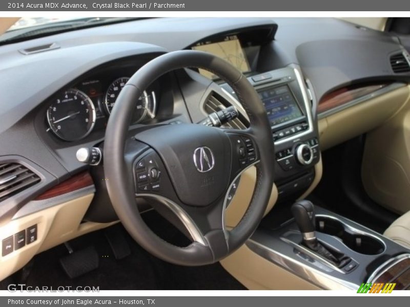 Crystal Black Pearl / Parchment 2014 Acura MDX Advance