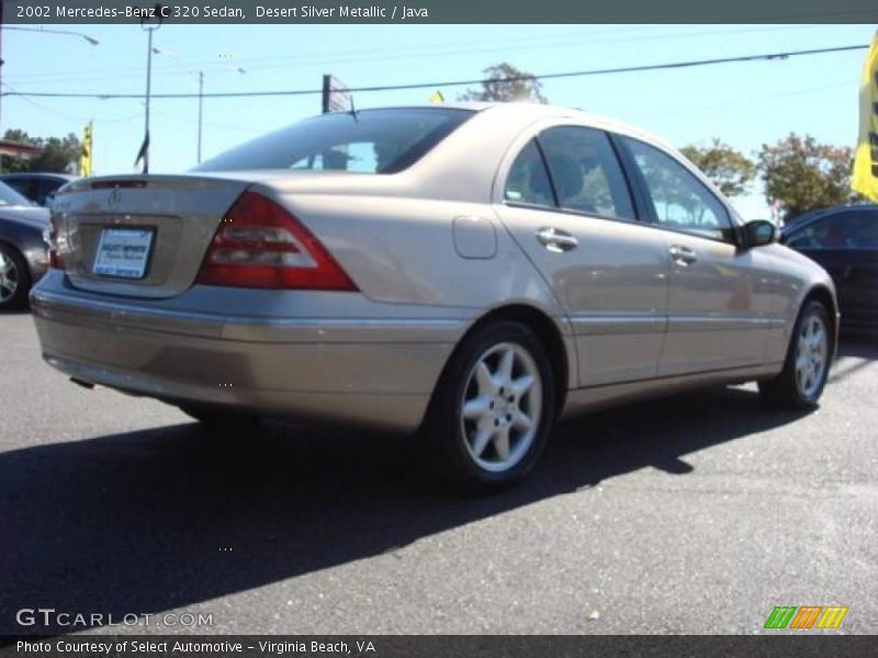 Desert Silver Metallic / Java 2002 Mercedes-Benz C 320 Sedan