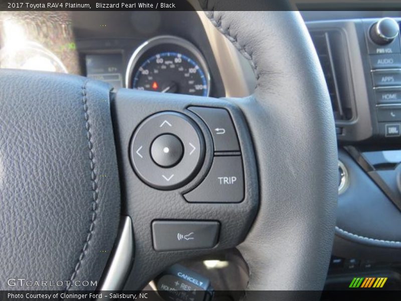 Controls of 2017 RAV4 Platinum