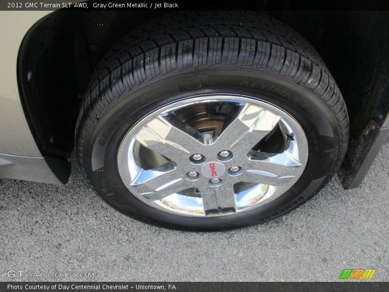 Gray Green Metallic / Jet Black 2012 GMC Terrain SLT AWD