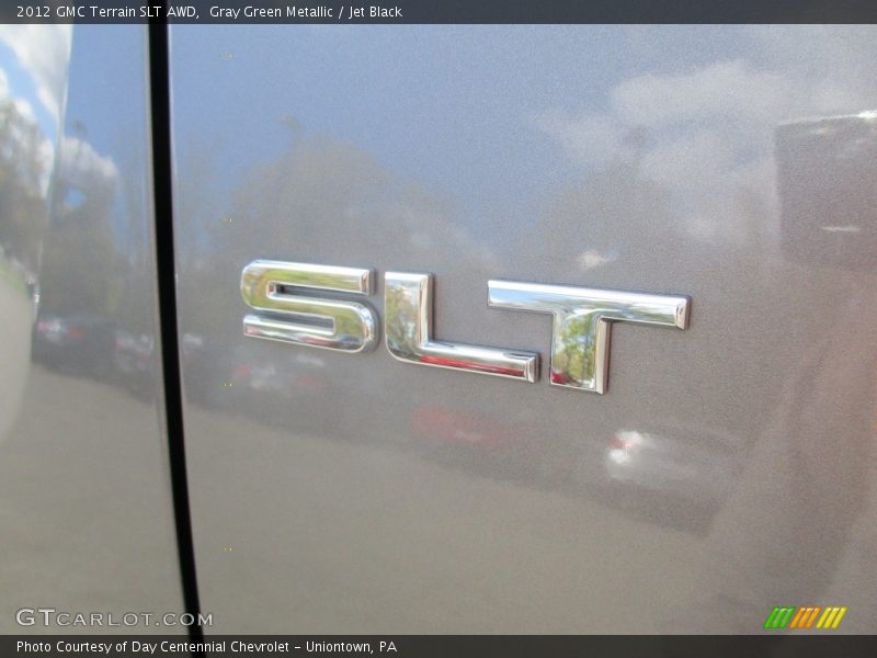 Gray Green Metallic / Jet Black 2012 GMC Terrain SLT AWD