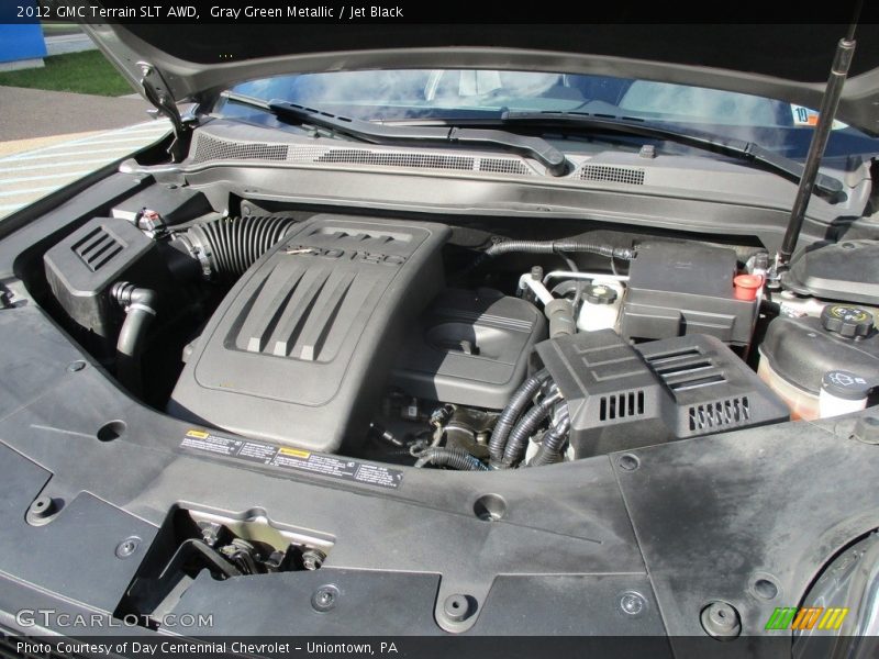 Gray Green Metallic / Jet Black 2012 GMC Terrain SLT AWD