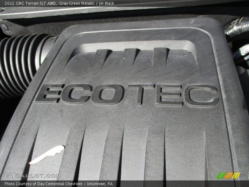 Gray Green Metallic / Jet Black 2012 GMC Terrain SLT AWD