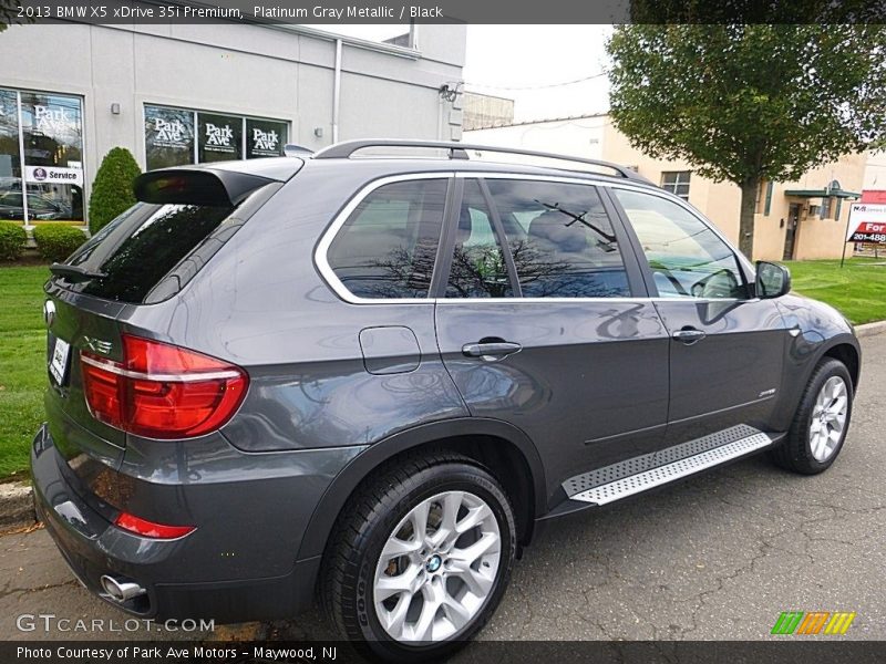 Platinum Gray Metallic / Black 2013 BMW X5 xDrive 35i Premium