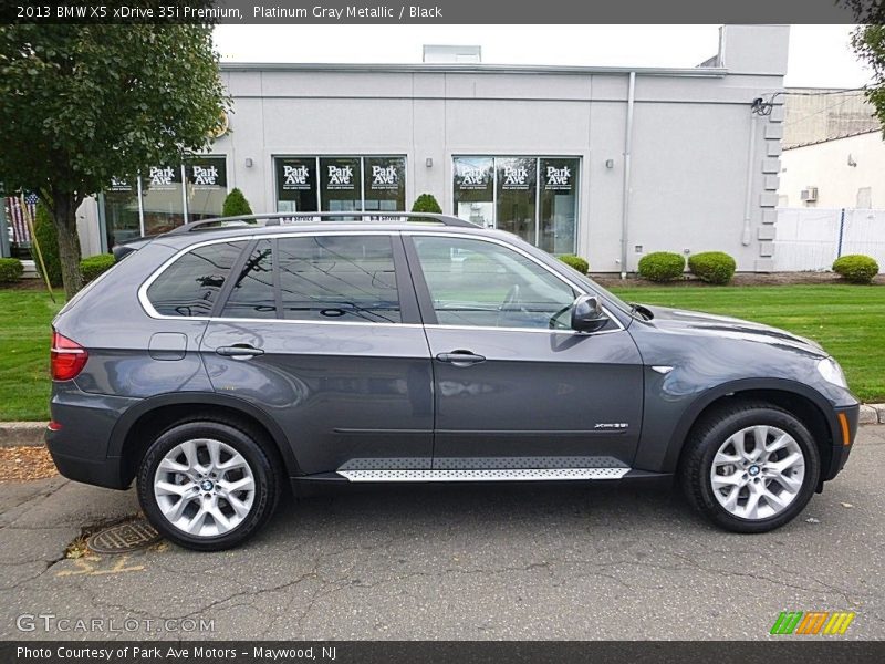 Platinum Gray Metallic / Black 2013 BMW X5 xDrive 35i Premium