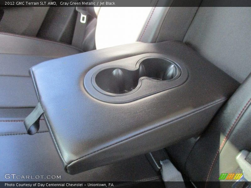 Gray Green Metallic / Jet Black 2012 GMC Terrain SLT AWD