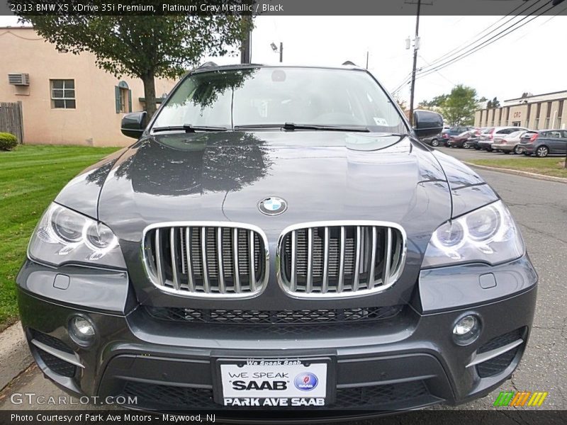 Platinum Gray Metallic / Black 2013 BMW X5 xDrive 35i Premium