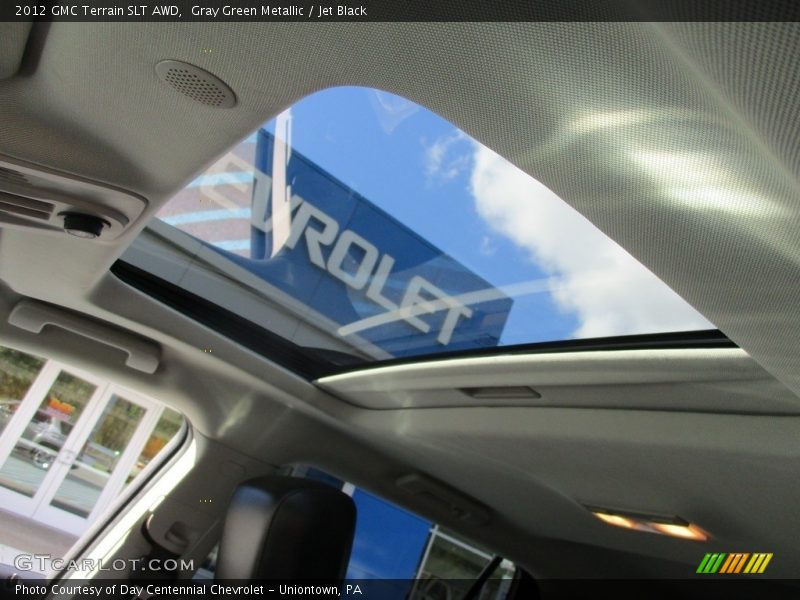Gray Green Metallic / Jet Black 2012 GMC Terrain SLT AWD