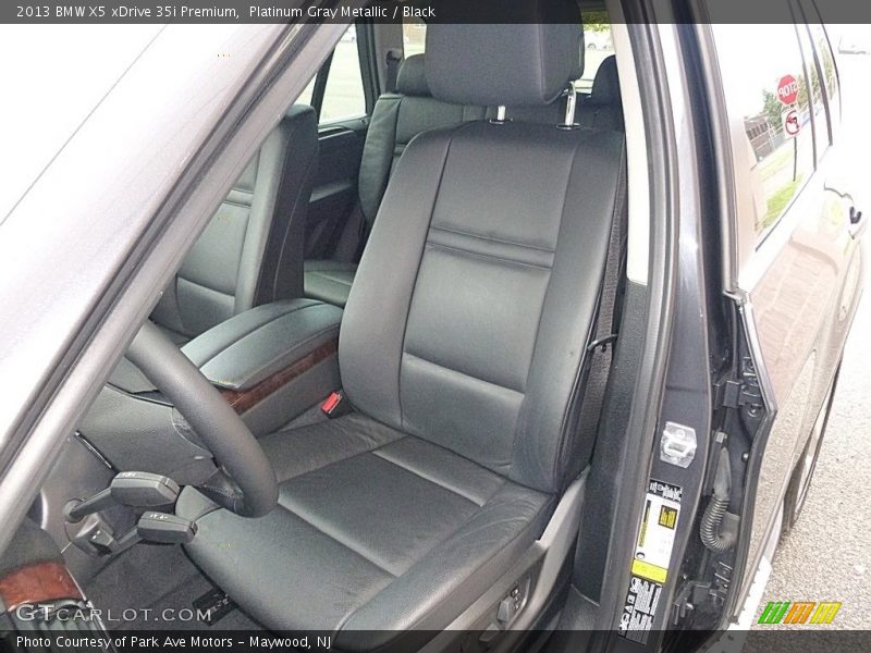Platinum Gray Metallic / Black 2013 BMW X5 xDrive 35i Premium