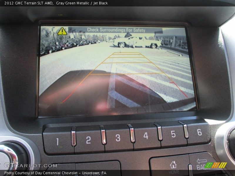 Gray Green Metallic / Jet Black 2012 GMC Terrain SLT AWD