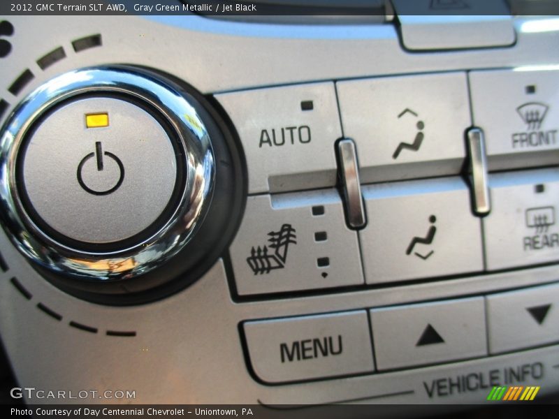 Gray Green Metallic / Jet Black 2012 GMC Terrain SLT AWD
