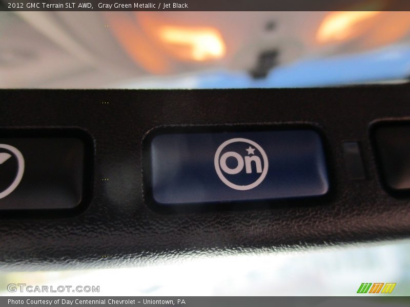 Gray Green Metallic / Jet Black 2012 GMC Terrain SLT AWD